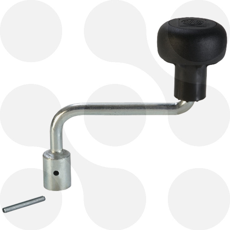 Winterhoff Handkurbel ST für Stützrad, Anschluss Ø 13,5 mm, 1860399