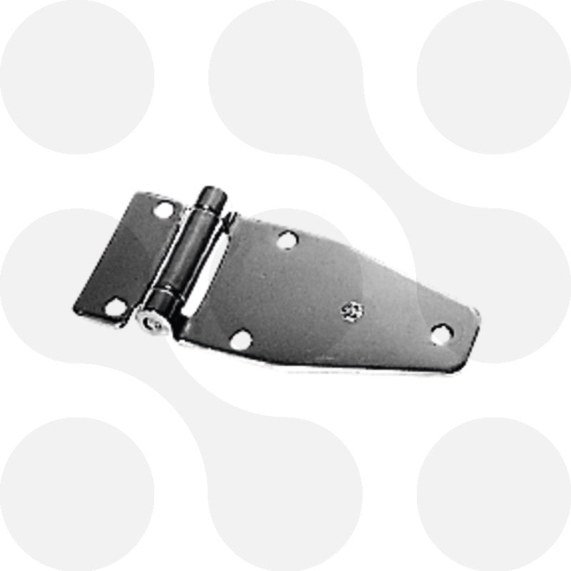 Pastore & Lombardi Seitentürscharnier flach Nirosta 151 × 65 mm