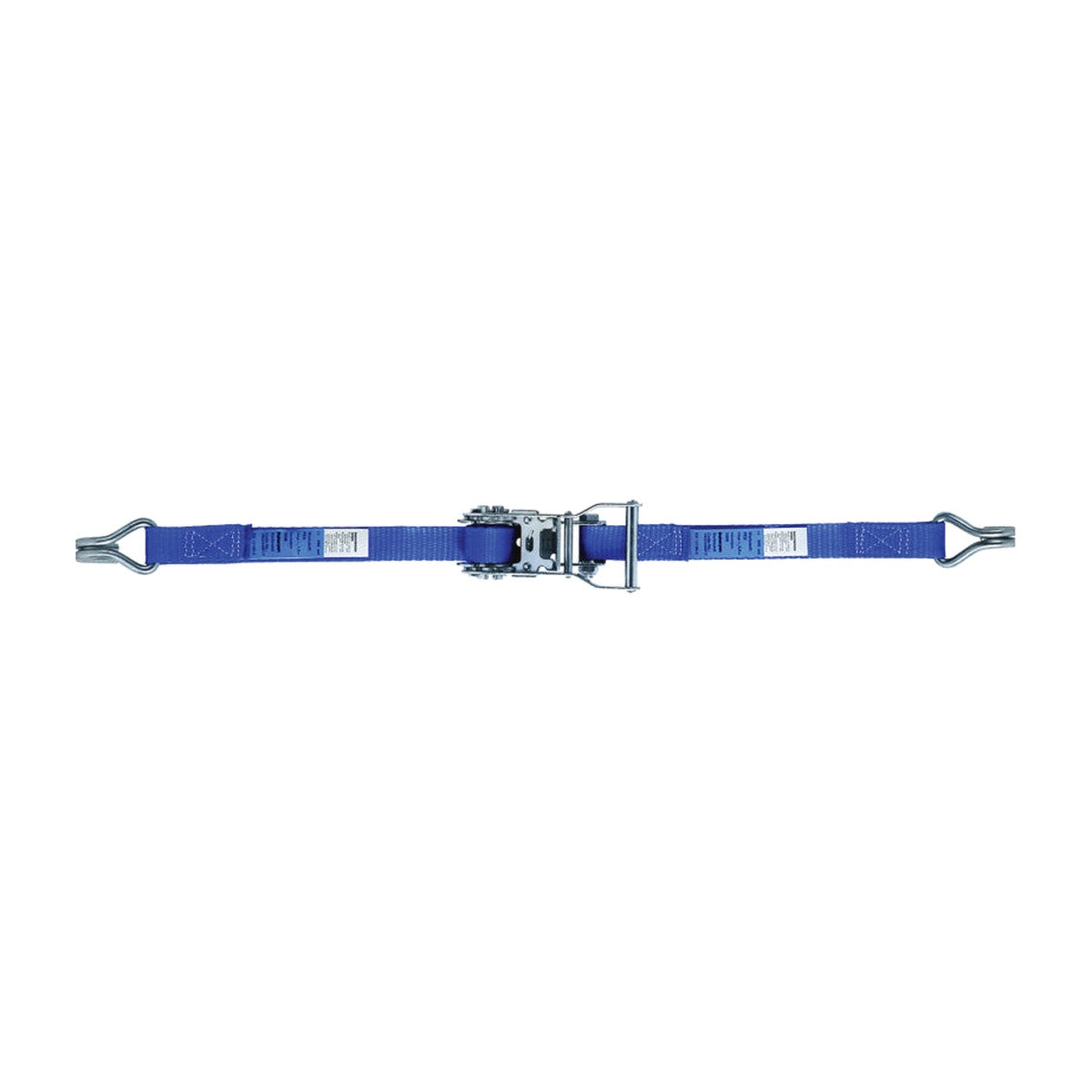 Zweiteiliger Zurrgurt 25 mm mit Druckratsche und Profilhaken