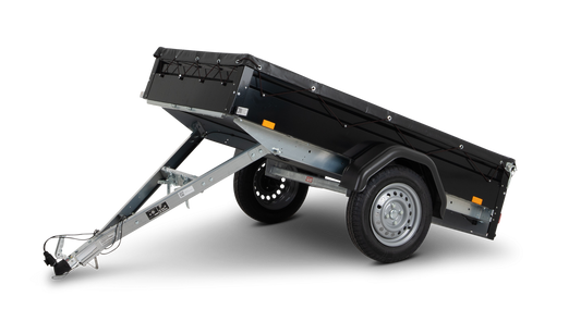 STEMA FT 7.5-20-10.1 Kippdeichsel RAL 9005 - 750 kg Kastenanhänger - Ungebremst