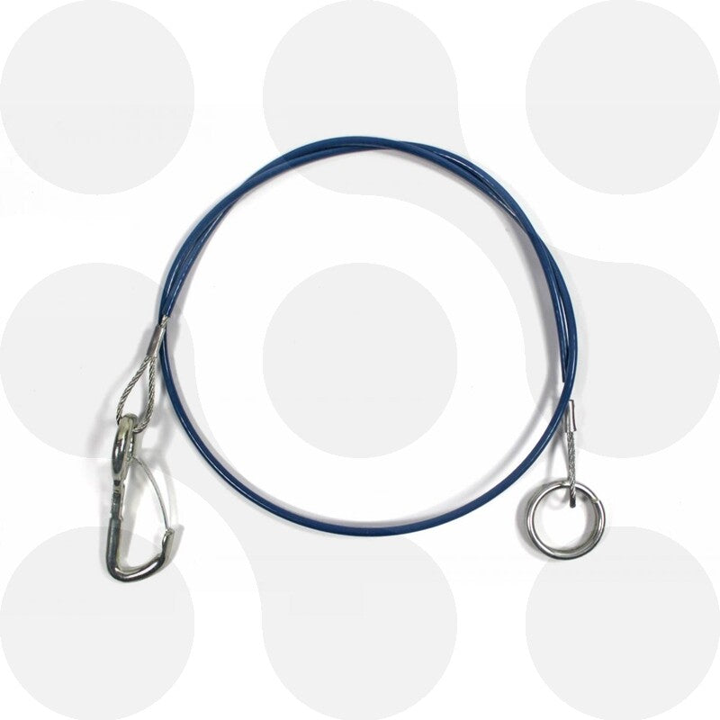 Abreißseil mit Karabinerhaken und Ring 910 mm