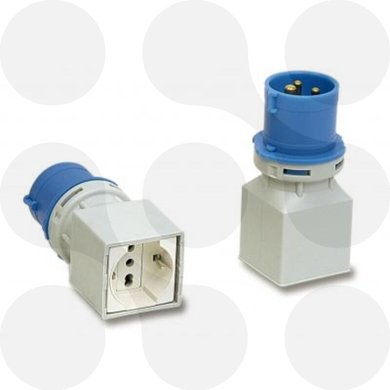 Adapter CEE auf Schuko für Wohnwagen und Wohnmobile