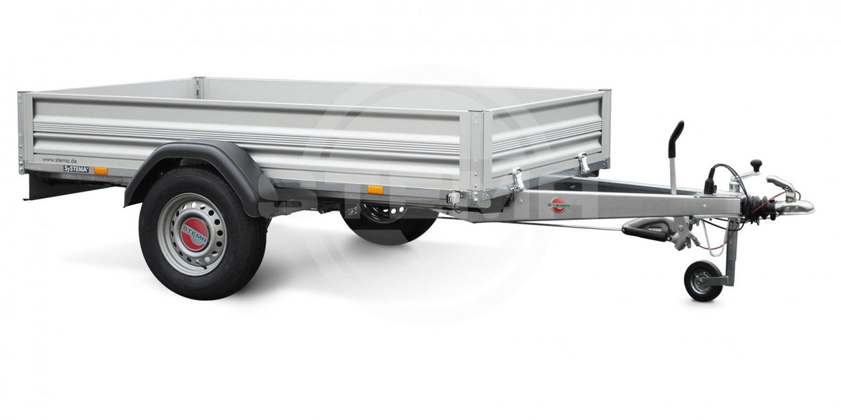 Kastenanhänger 1.300 kg Tieflader von STEMA - Nutzmaß (L × B): 251 × 128 cm