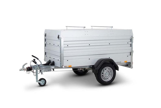 Deckelanhänger 750 kg Tieflader von STEMA - Nutzmaß (L × B): 201 × 108 cm