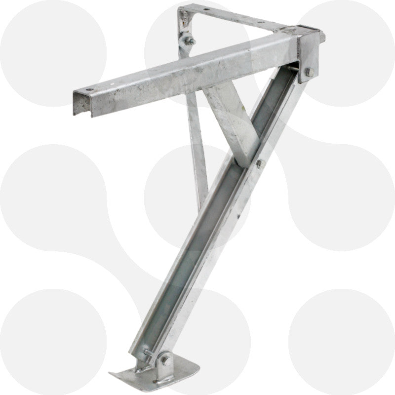 AL-KO Ausdrehstütze mit Klappfuß 600 kg, vorne rechts / hinten links, verzinkt