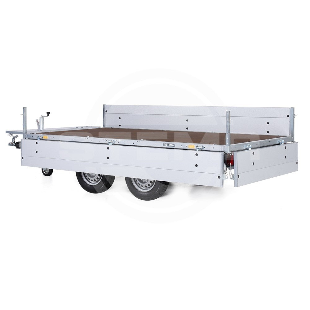 Bordwandaufsatz PREMIUM 35 cm hoch 2 mm Stahl für 3-Seiten-Kipper TRIUS ab 2018