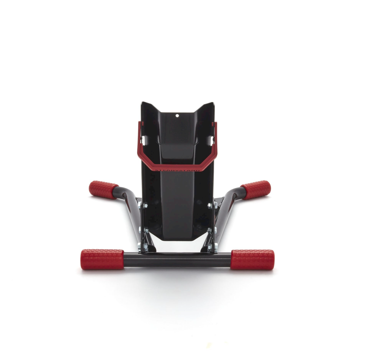 ACEBIKES Kurze Motorradstandschiene mit Wippe – SteadyStand für Reifen 90-130 mm, 15-19 Zoll