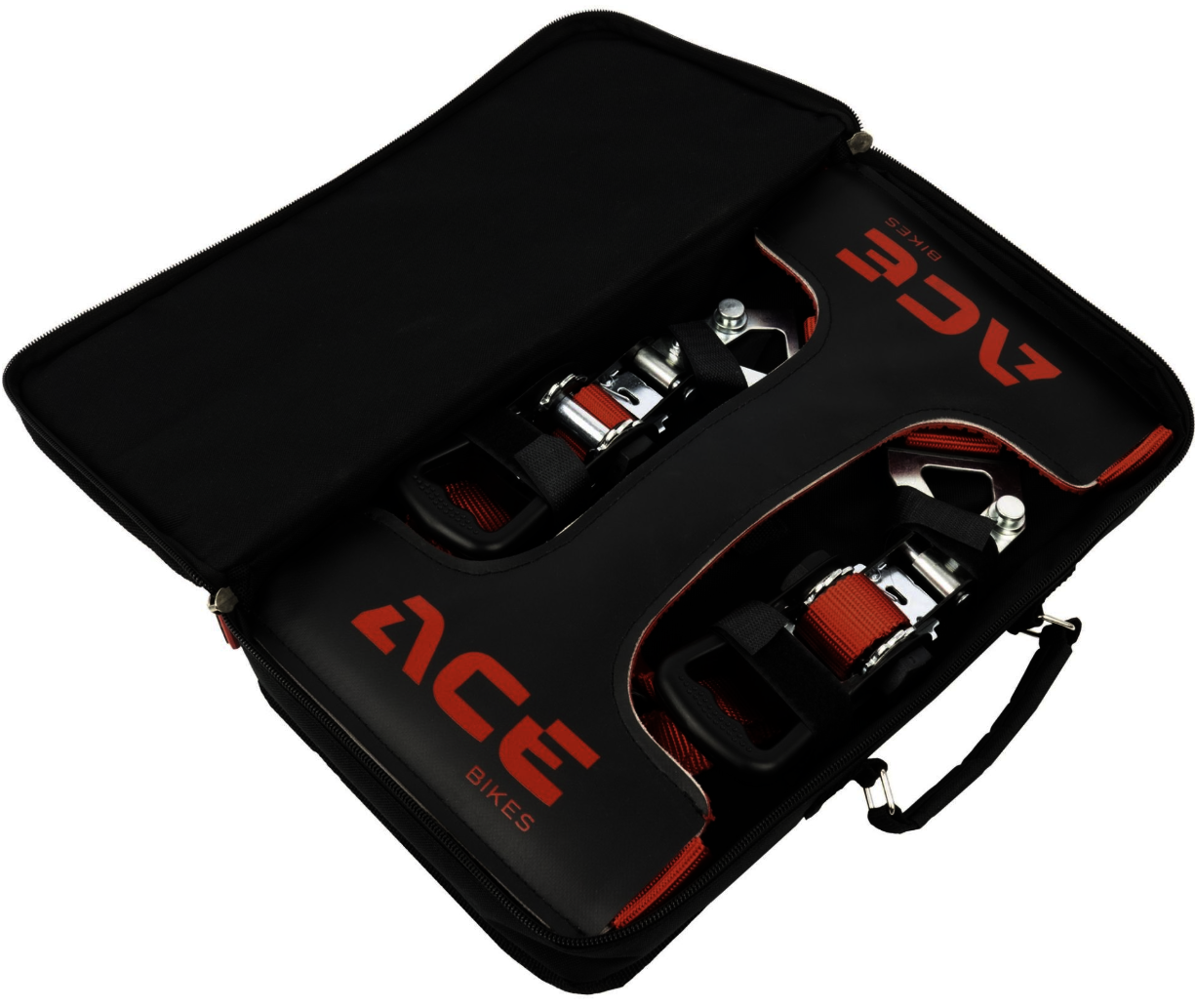 ACEBIKES TyreFix Pro ZGMO6 – Motorrad-Zurrgurt-Set mit Druckratsche, 50 mm, für Vorder- & Hinterrad