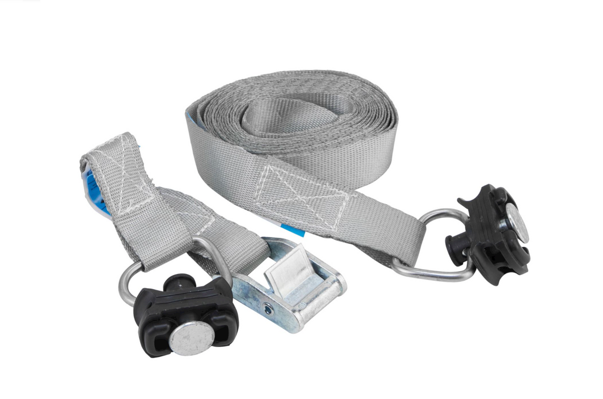 Klemmschlossgurt 3,5 m zweiteilig, 25 mm, LC 250 daN mit Airline-Endfitting