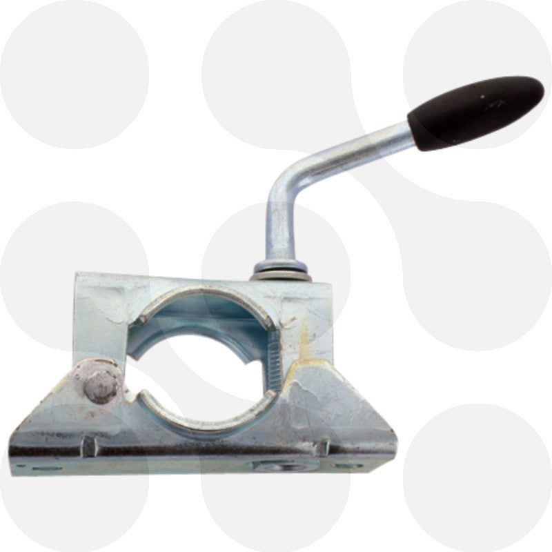 Klemmhalter für Stützrad Rohr-Ø 35 mm