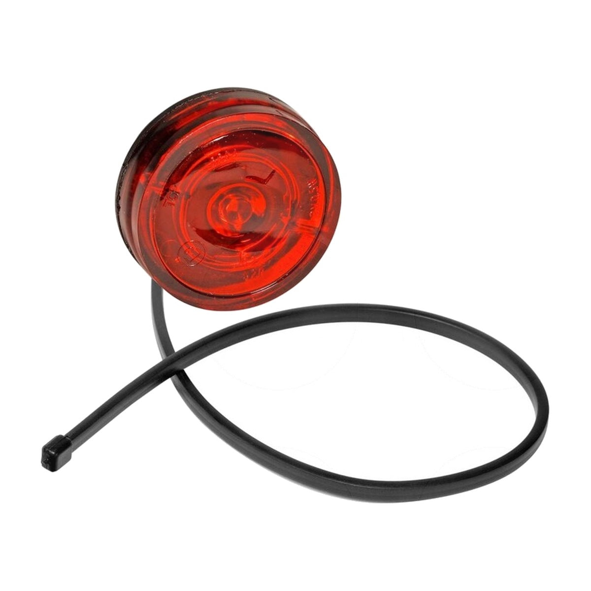 Aspöck Monopoint II Positionsleuchte rot mit DC-Flachkabel