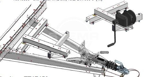 Windenstand / -traverse für Carrier XL