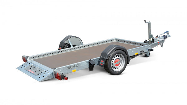 Plattformanhänger absenkbar 750 kg von STEMA - Nutzmaß (L × B ): 251 × 128