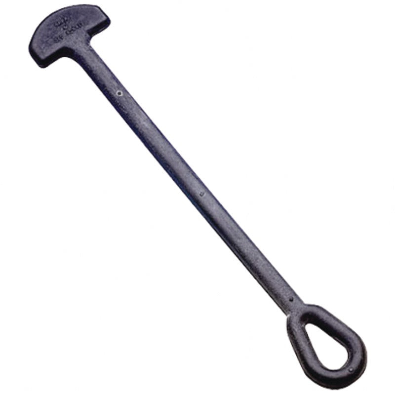 Schwarze Gummistroppe aus Naturkautschuk, 250 mm lang