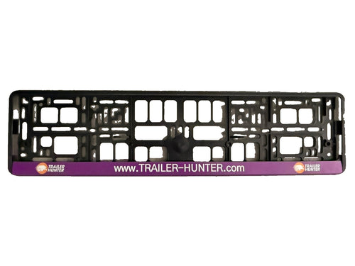 Kennzeichenhalter Trailer Hunter – für deutsche Standard-Kennzeichen (53 × 13,4 cm)