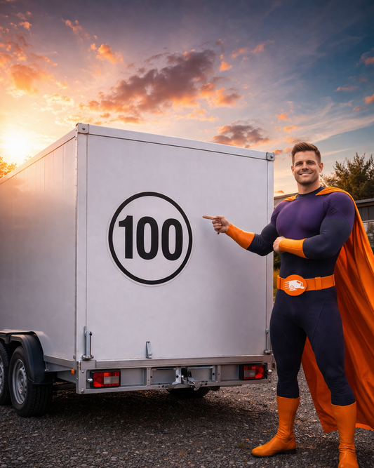 Tempo 100 km/h Zulassung für PKW-Anhänger – Trailer Hunter erklärt es dir einfach und übersichtlich