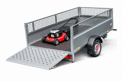 Kipper mit Gitterbordwand 750 kg von STEMA - Nutzmaß (L × B ): 301 × 128