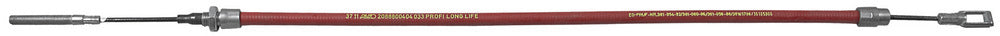 AL-KO Bowdenzug 1040/1265 – Bremsseil mit Öse 15 × 7 und M8-Gewinde, Gesamtlänge 1265 mm