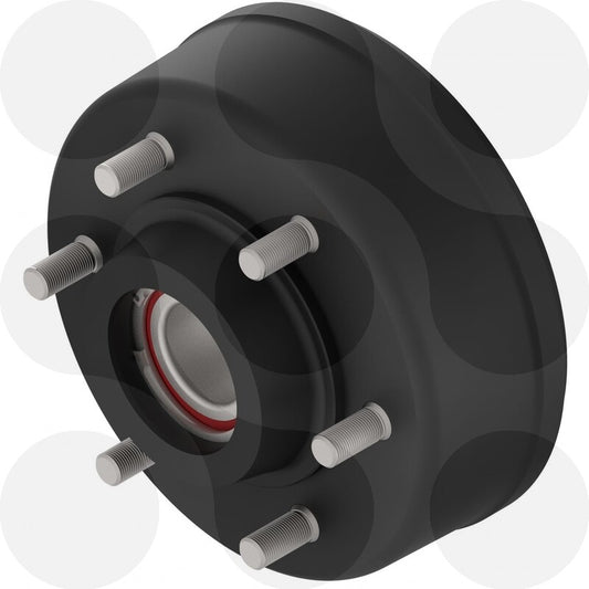 Knott Bremsnabe komplett 255 × 55 mm für Radbremse 25,5-4311