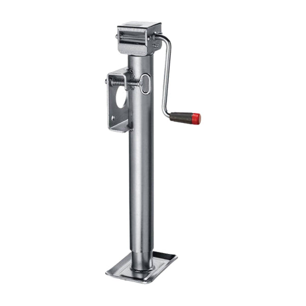 simol Stützfuß klappbar LF 3101 mit Flanschplatte, Rohr Ø 57 mm, Hub 250 mm