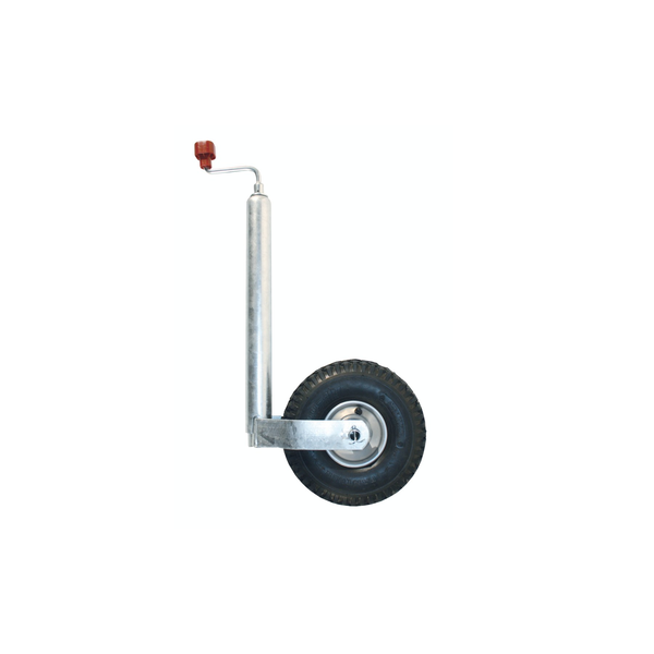 AL-KO Stützrad Ø 48 mm, 200 kg, starr, Luftbereifung 260 × 85, verlängert