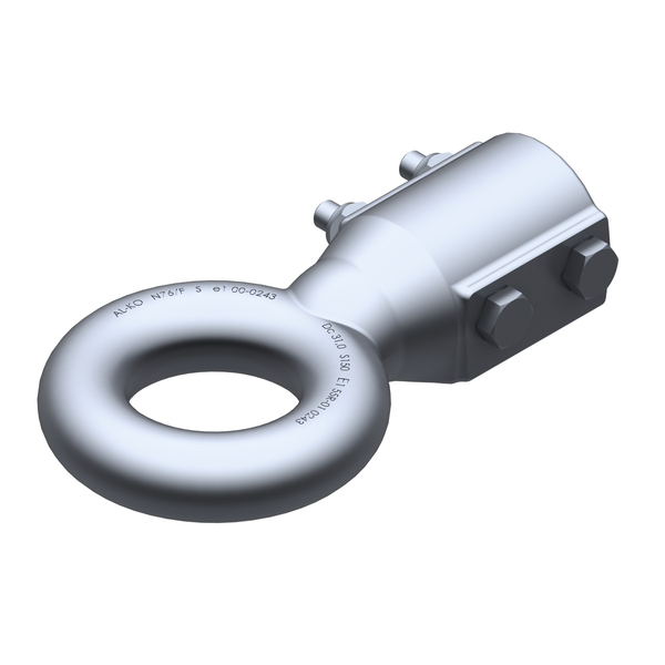 AL-KO NATO Zugöse 76/E verzinkt, für Zugstange 60 mm, 351 VB, AE 3500