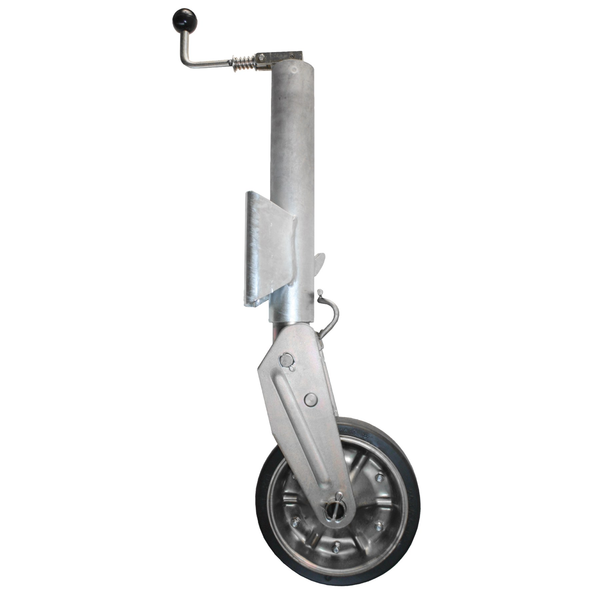 AL-KO Stützrad Ø 73 mm, 800 kg, halbautomatisch klappbar, Hub 300 mm