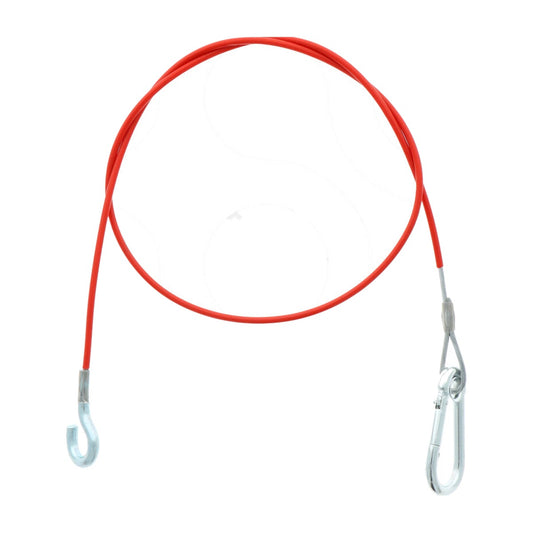 Abreißseil für Anhänger 950 mm mit Karabinerhaken und Haken