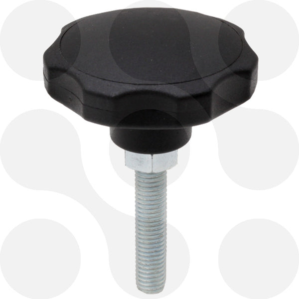 Sterngriffe mit Gewindebolzen M10 × 30