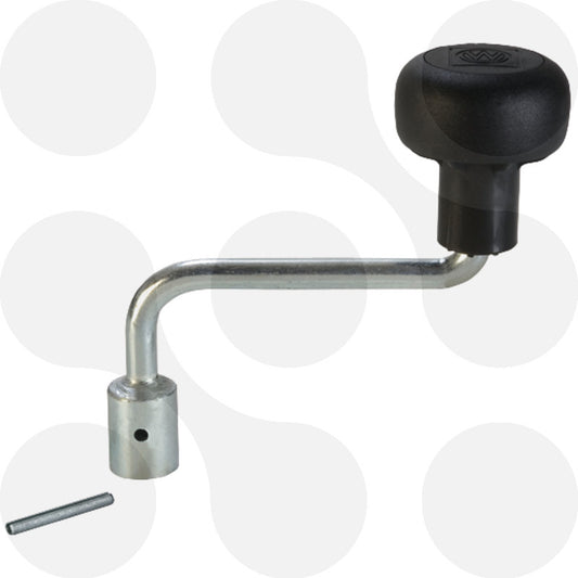 Winterhoff Handkurbel ST für Stützrad, Anschluss Ø 13,5 mm, 1860399