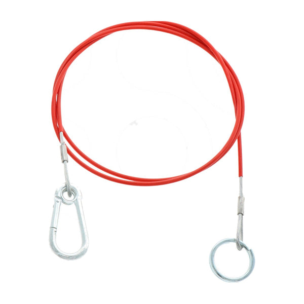 Abreißseil für Anhänger 1500 mm mit Karabinerhaken und Ring