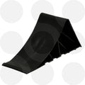 Unterlegkeil Kunststoff schwarz – bis 1.600 kg Achslast, TÜV-geprüft, 224 × 90 × 99 mm