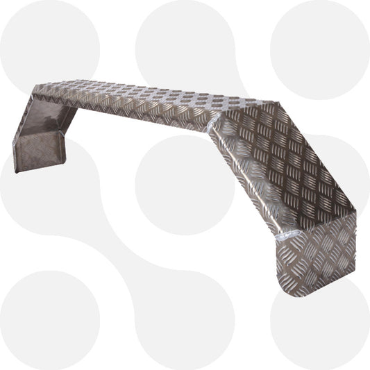 De Haan Doppelachskotflügel Alu-Riffelblech 240 × 2.000 mm