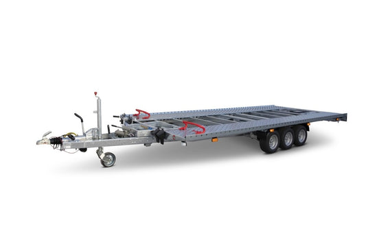STEMA ATARO ATH 35-55-23.3 Fahrzeugtransporter 3500 kg mit drei Achsen, Seitenansicht