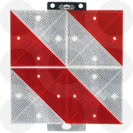 Witte plusguide Parkwarntafel 285 × 285 mm klappbar