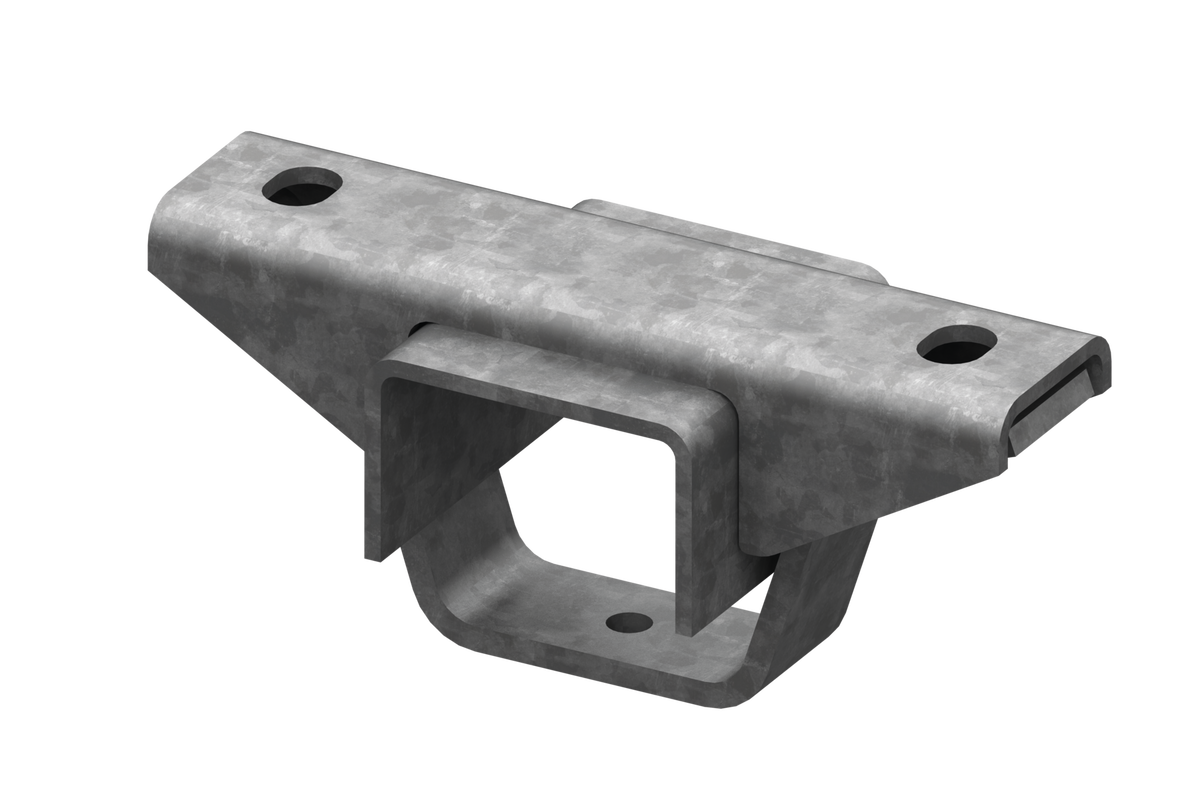 AL-KO Auflagebock Vierkant 60 mit Klemmbügel, für Deichselrohr 60 × 60 mm