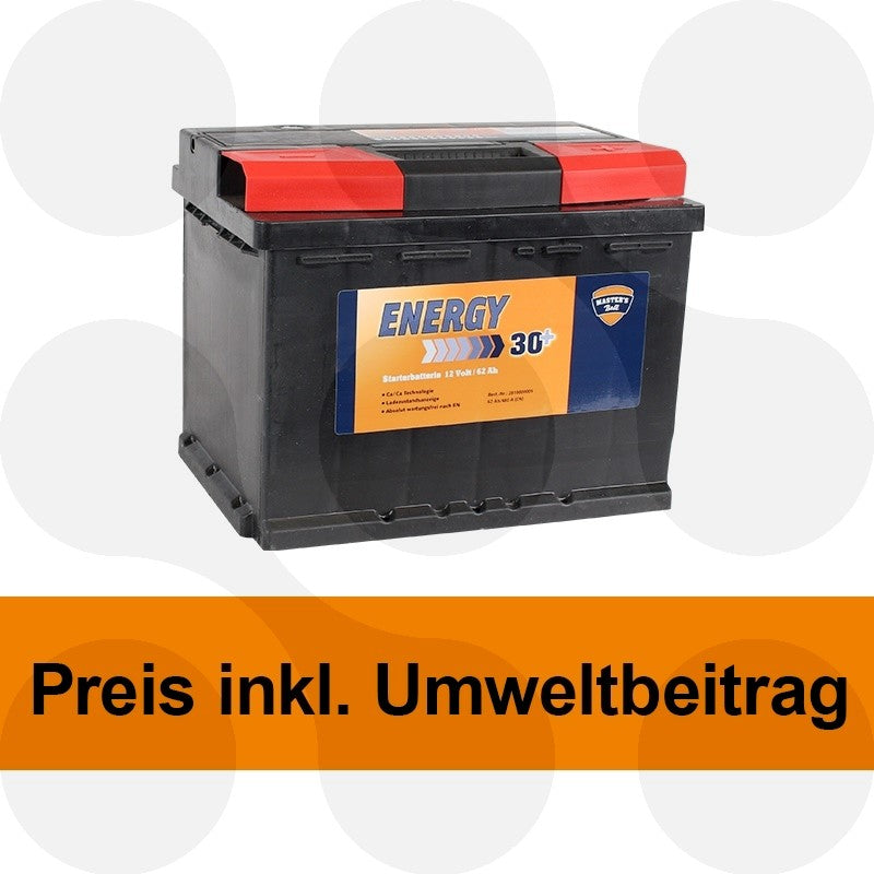 Master's Best Starterbatterie 12 V 62 Ah Ca/Ca Energy 30+