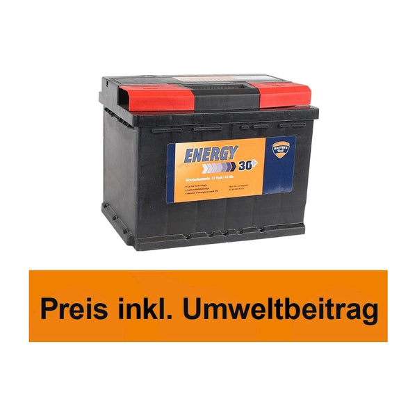 Master's Best Starterbatterie 12 V 62 Ah Ca/Ca Energy 30+