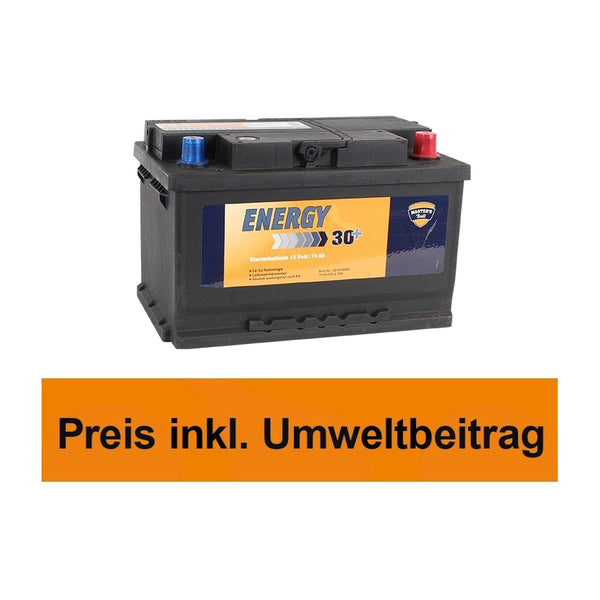 Master's Best Starterbatterie 12 V 74 Ah Ca/Ca Energy 30+