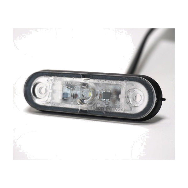 Aspöck Posipoint II LED Positionsleuchte weiß 12/24 V