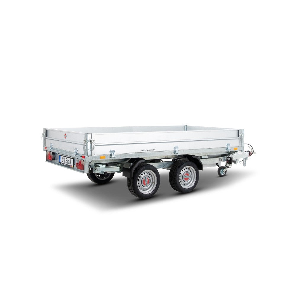 Kipper Anhänger 2.700 kg Hochlader von STEMA - Nutzmaß (L × B): 271 × 153 cm