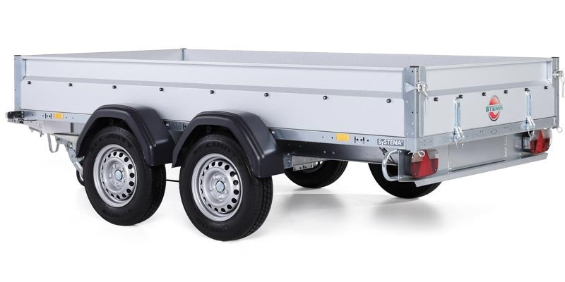 STEMA ST O2 30-40-18.2 - 3.000 kg Tandemachser Kastenanhänger - Gebremst
