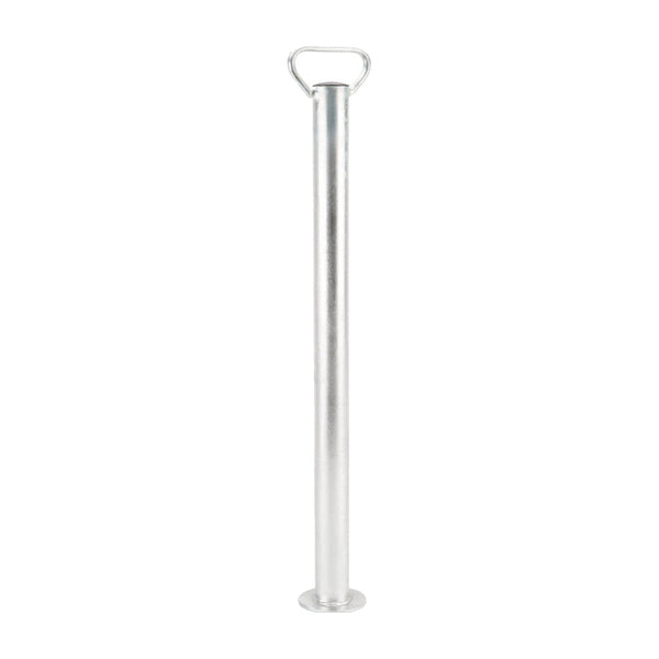 Bierhake Stützrohr 48 mm × 600 mm mit Griff, verzinkt
