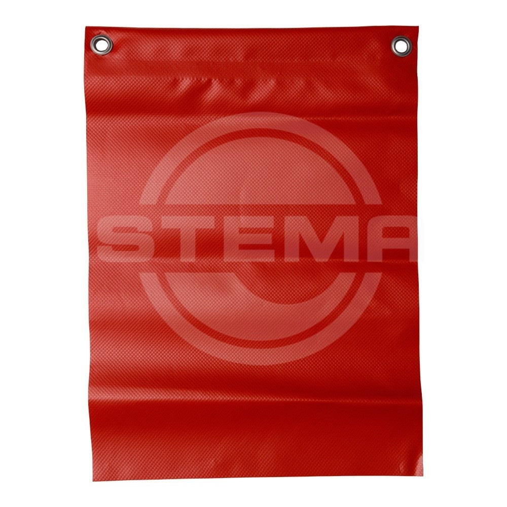 Warnwimpel in Rot