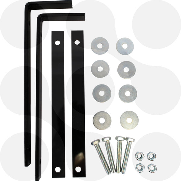 Jonesco Haltersatz KIT53 für Staubox JBL 67, Stahl schwarz