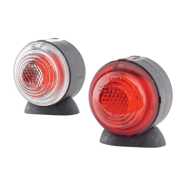 Hella Positionsleuchte rot/weiß 24 V C5W