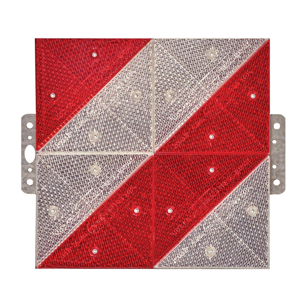 Witte plusguide Parkwarntafel 285 × 285 mm starr