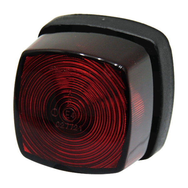 Aspöck Positionsleuchte Squarepoint rot 12 V ohne Rückstrahler