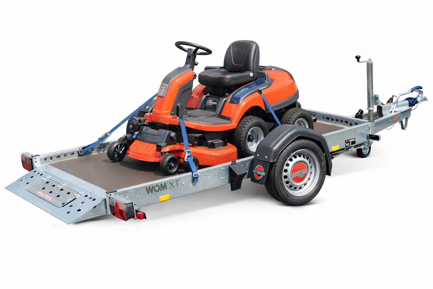 Plattformanhänger absenkbar 750 kg von STEMA - Nutzmaß (L × B ): 251 × 128