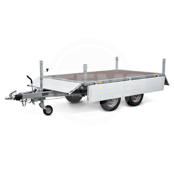 Bordwandaufsatz 35 cm hoch aus Aluminium für SySTEMA-Hochlader